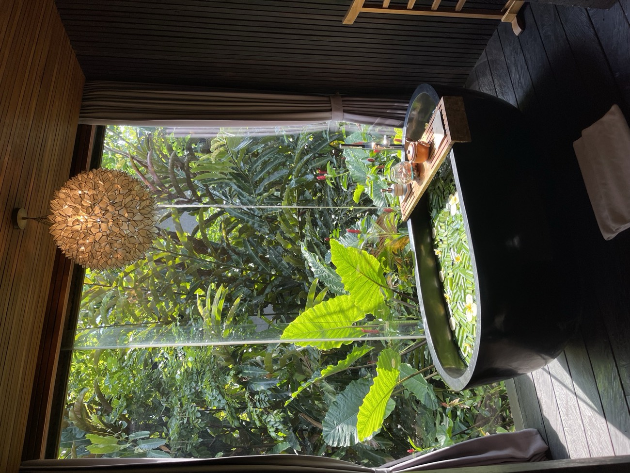 Bath with a jungle view, Bali